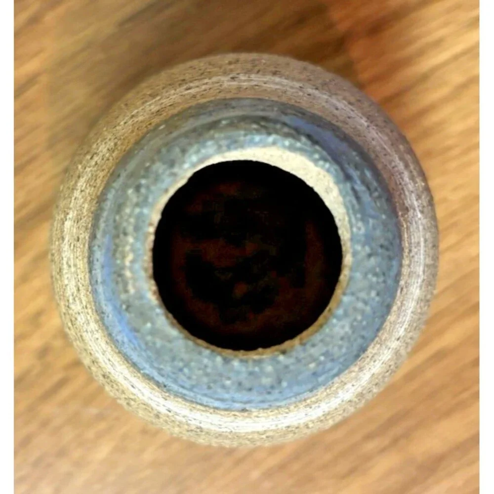 Handmade Signed Art Pottery Mini Vase Southwest Style 3 1/4